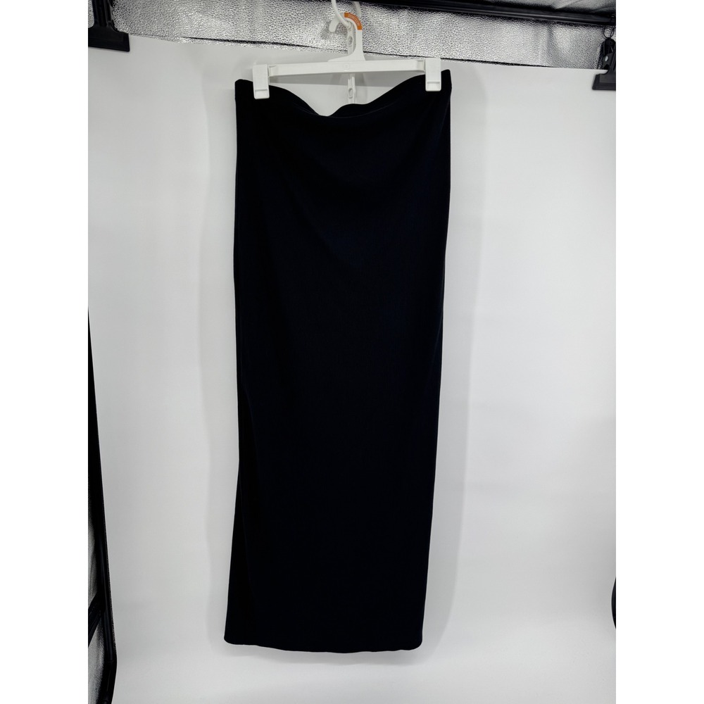 A New Day Black Ribbed Knit Maxi Dress XXL Women New With Tags Z29Z51